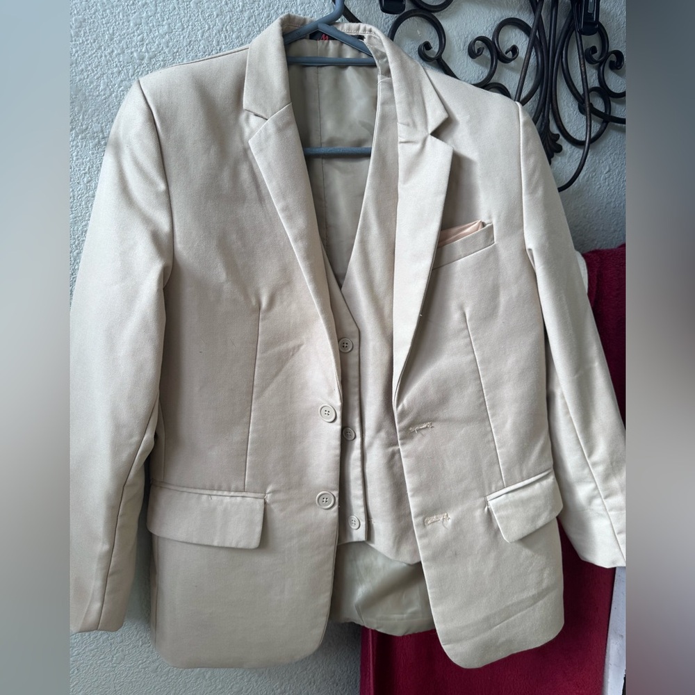 Boys jacket and vest